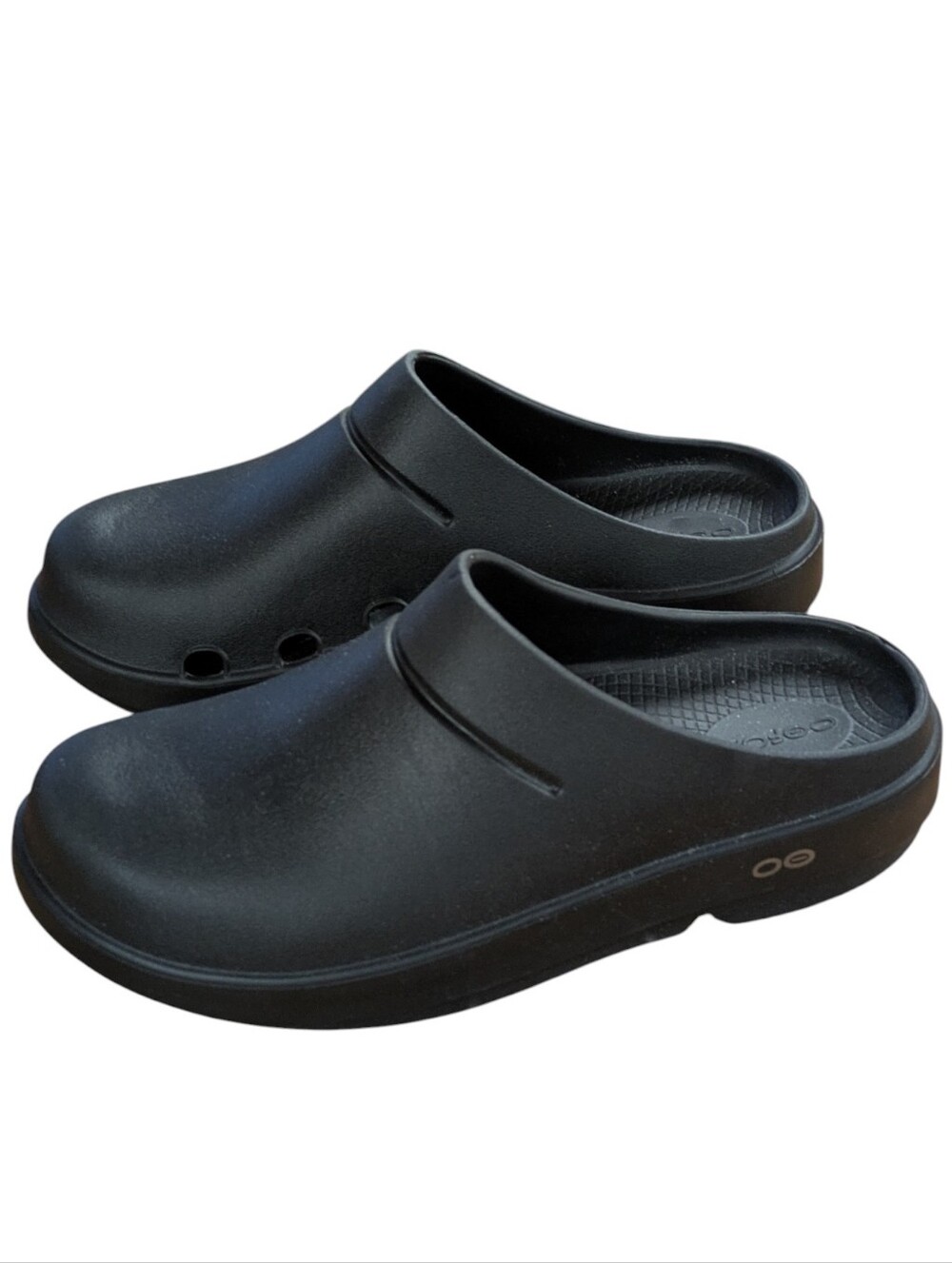 OOFOS OOcloog Black Recovery Clog Size 7 Womens